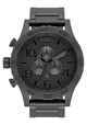 NIXON 51-30 CHRONO - ALL MATTE BLACK / BLACK