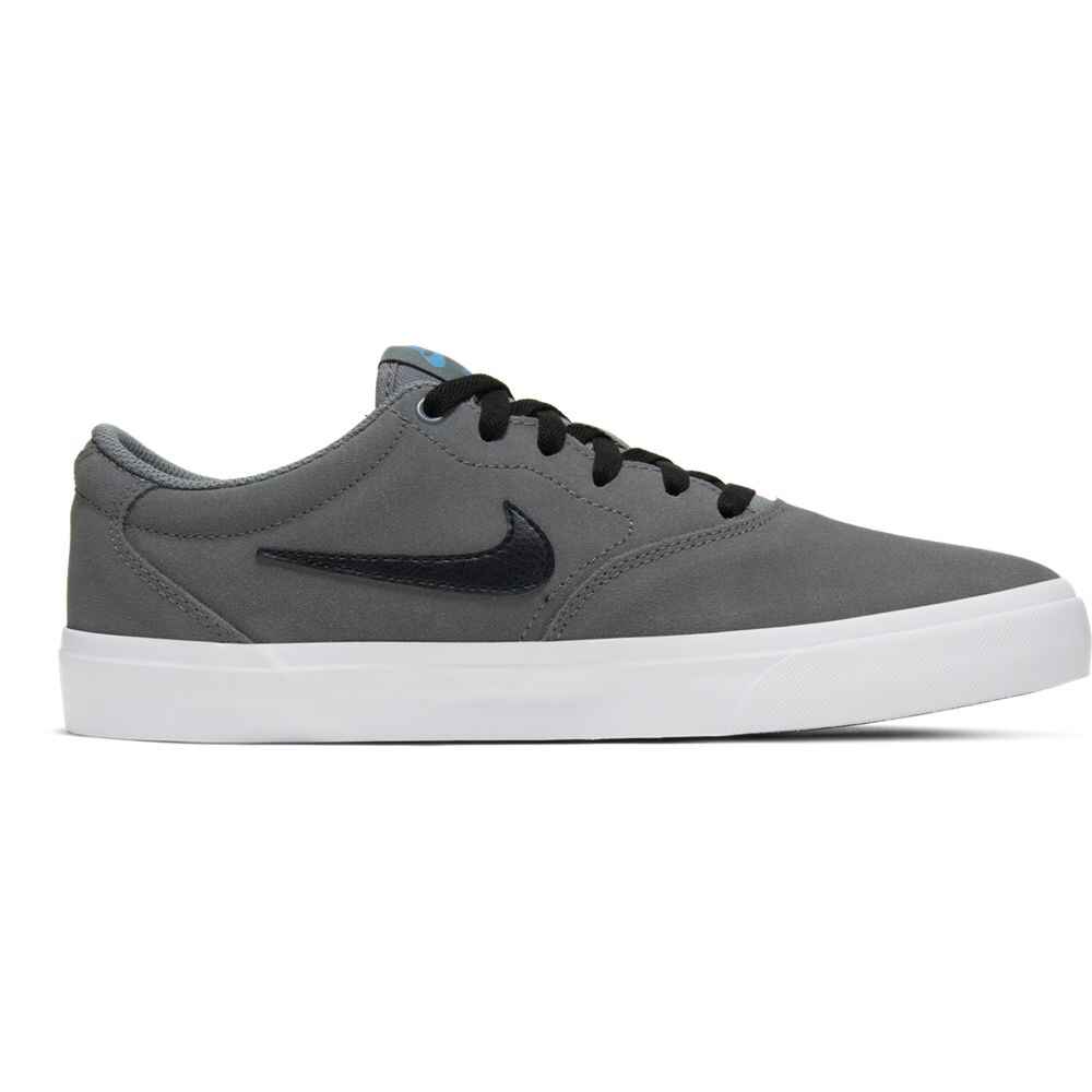 NIKE SB CHARGE SUEDE SHOE - SMOKE GREY / BLACK / WHITE - Footwear-Shoes ...