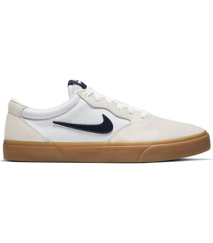 NIKE SB CHRON SLR SHOE - WHITE OBSIDIAN / GUM