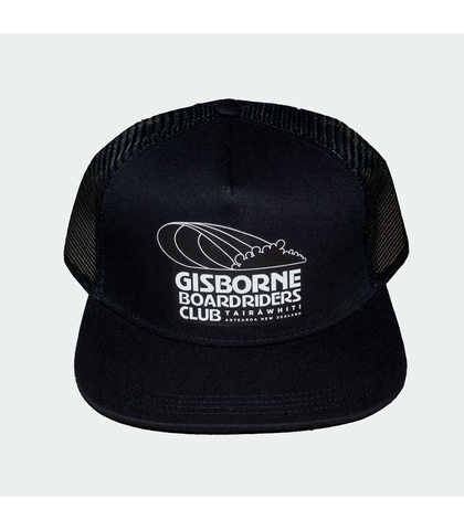 GISBORNE BOARDRIDERS CLUB - CAP - BLACK