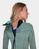 BILLABONG LADIES SYNERGY 4/3 B/ZIP STEAMER - MOSS