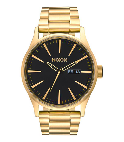 NIXON SENTRY SS WATCH - ALL GOLD / BLACK