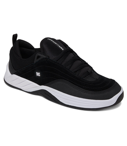 DC WILLIAMS SLIM SHOE- BLACK / WHITE