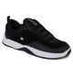 DC WILLIAMS SLIM SHOE- BLACK / WHITE