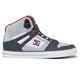 DC PURE HIGH TOP WC SHOE - GREY / RED / WHITE