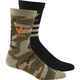 ADIDAS CAMO CREW SOCK - HEMP / BLACK