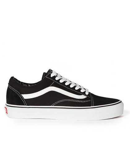 VANS YOUTH OLD SKOOL SHOE - BLACK / TRUE WHITE