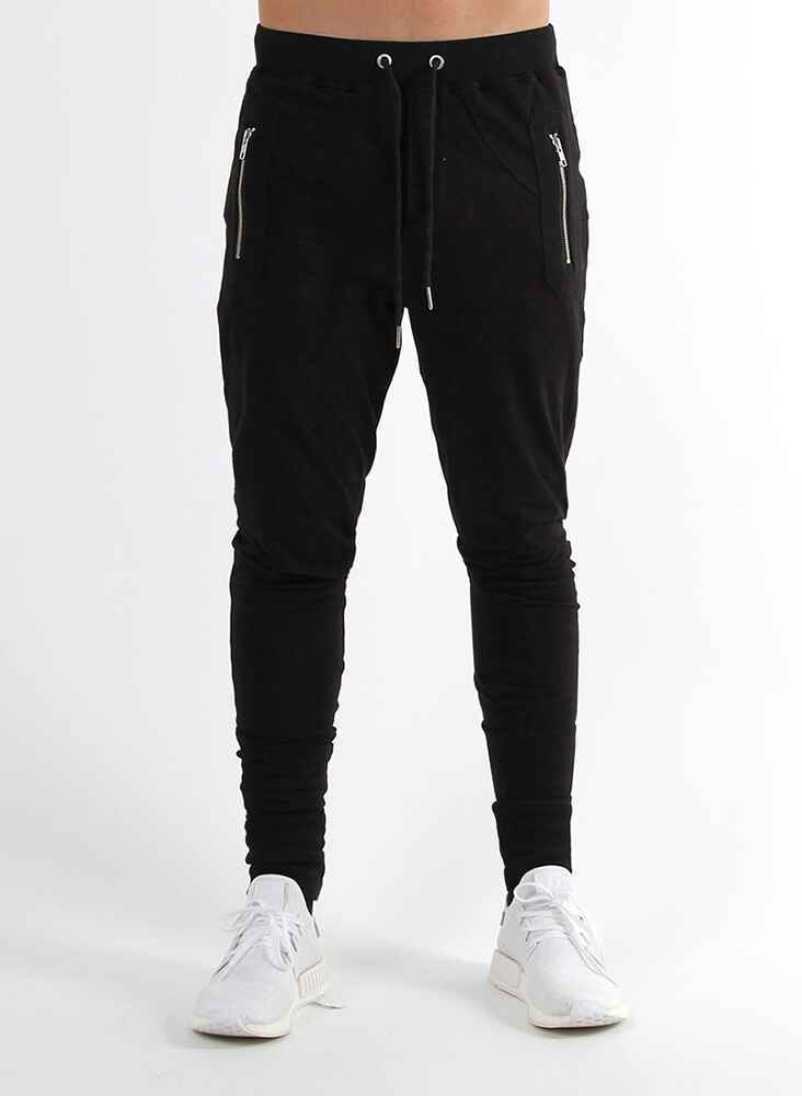 FEDERATION MAILER TRACKIE - LEAN - BLACK - Mens-Bottoms : Sequence Surf ...