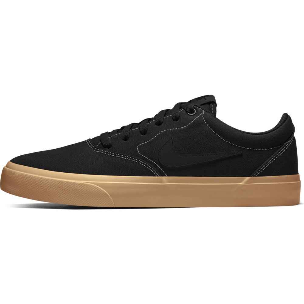 NIKE SB CHARGE CANVAS SHOE - BLACK 