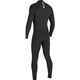 VISSLA MENS 7 SEAS 4/3 CHEST ZIP STEAMER - BLACK/JADE