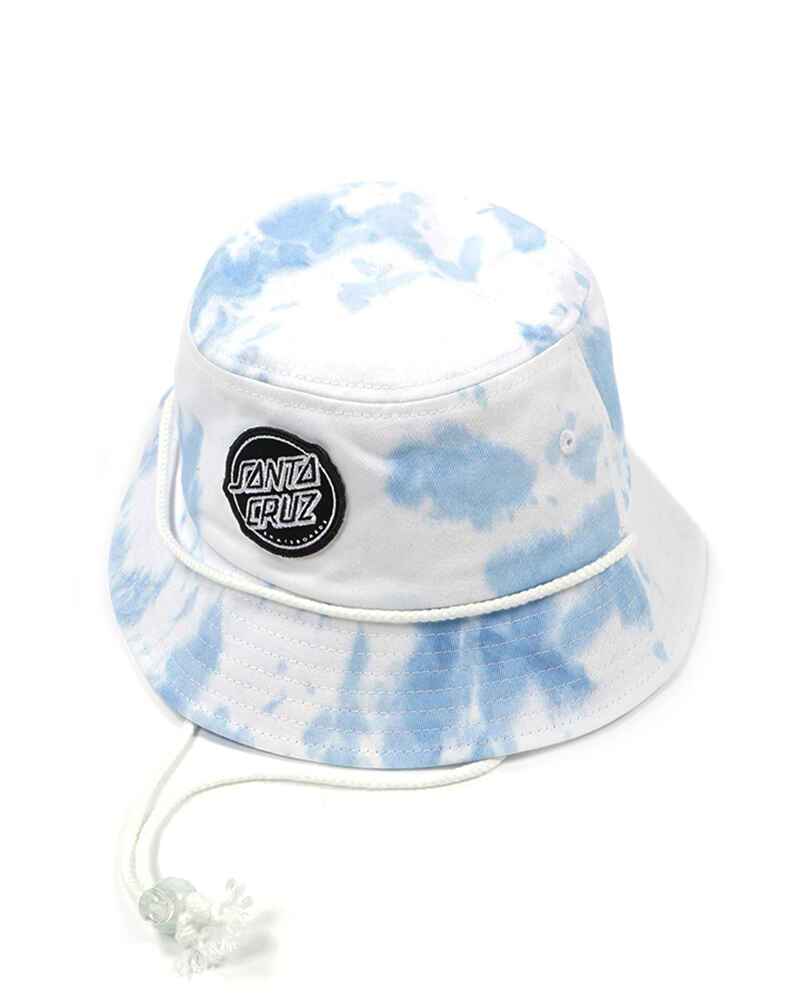 SANTA CRUZ YOUTH MUSK BUCKET HAT BLUE SPIRAL Youth Girls Tee's