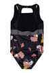 ROXY TEENS RIDING TIME SPORTY ONE PIECE SWIMSUIT - NEW TOWN