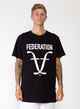 FEDERATION MENS LOOK TEE - LUX - BLACK