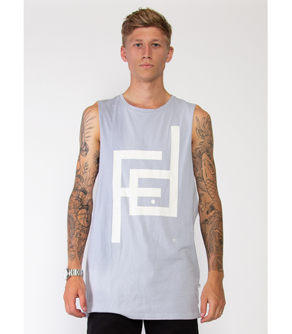 FEDERATION MENS ATLAS TANK - FUTURE - SLATE