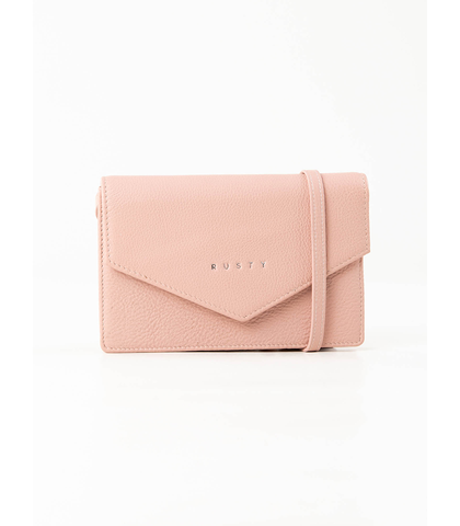 RUSTY LADIES GRACE COVERTIBLE SIDE BAG - MISTY ROSE