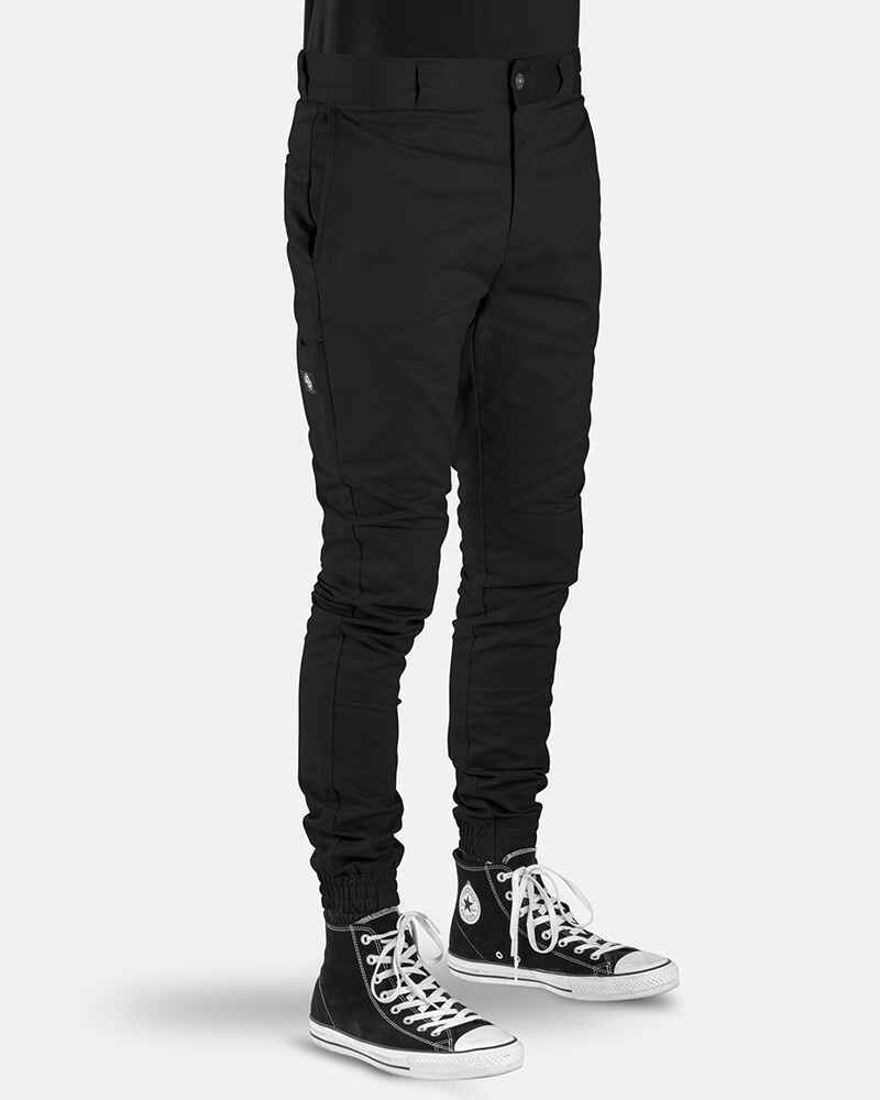 DICKIES CP918 ELASTIC CUFFED PANT BLACK MensBottoms Sequence