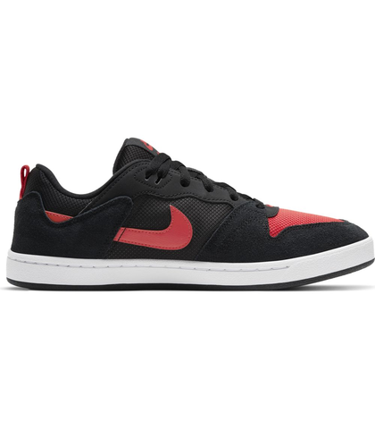 NIKE SB ALLEYOOP SHOE - BLACK UNIVERISTY RED