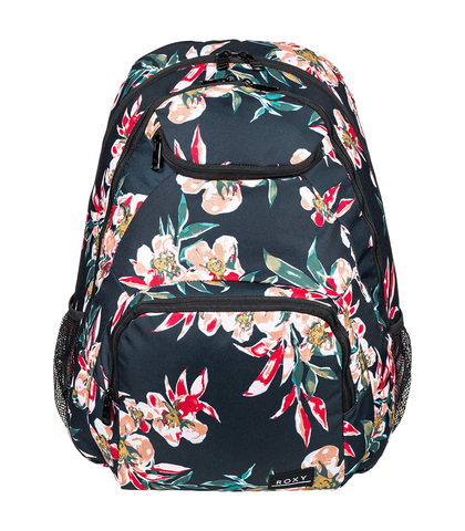 ROXY SHADOW SWELL PRINTED BACKPACK - ANTHRACITE WONDER