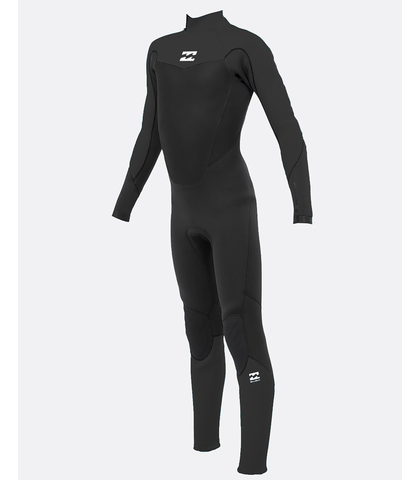 BB BOYS ABSOLUTE COMP 4/3 B/ZIP STEAMER - BLACK