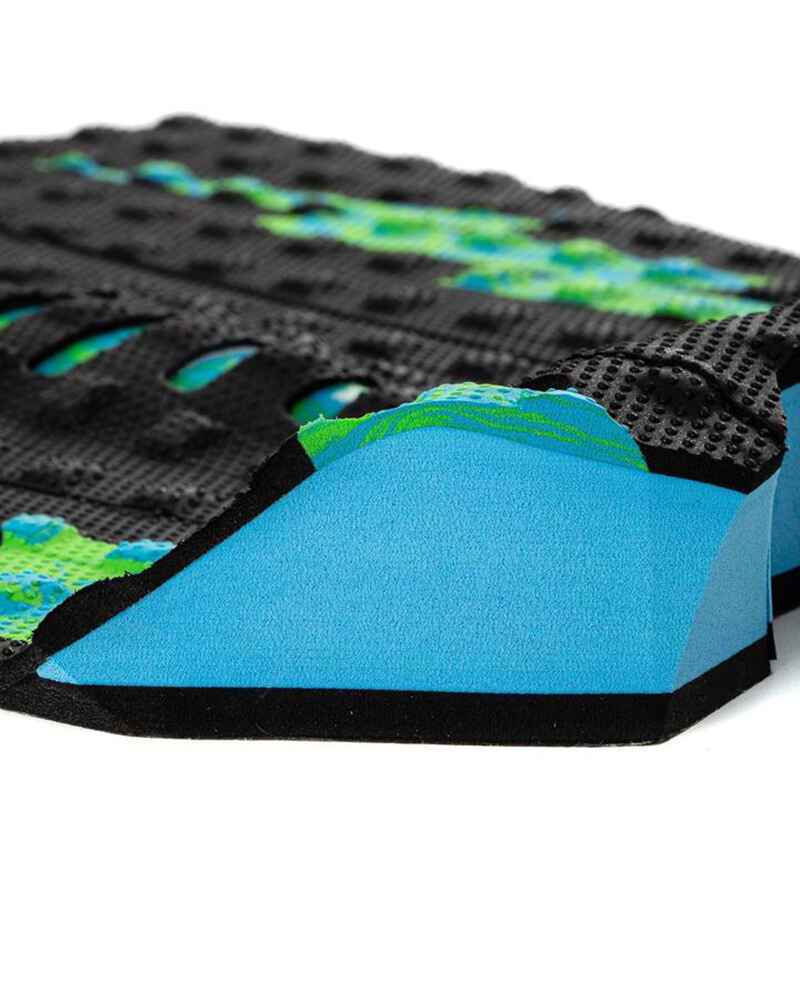 CREATURES MICK E FANNING LITE GRIP PAD BLACK CYAN GREEN SWIRL Surf