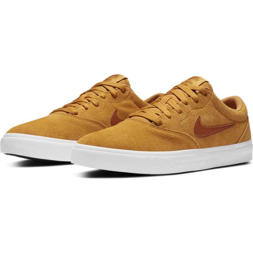 nike sb charge suede orange