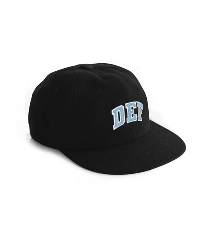 DEF FELT SUPER BASEBALL CAP - BLACK