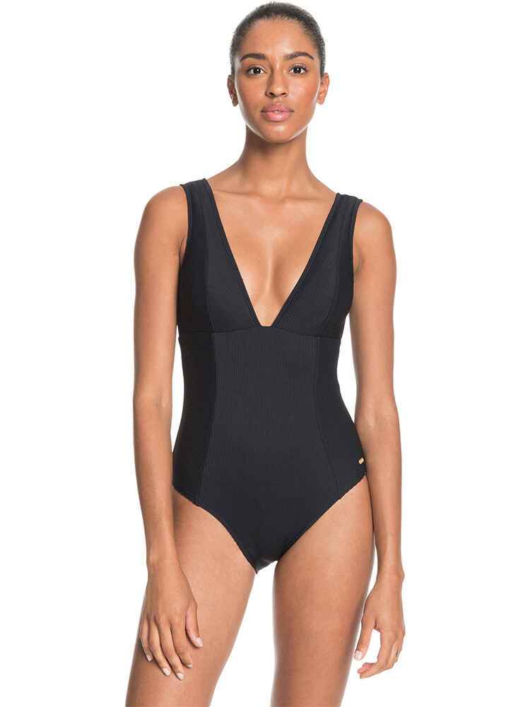 ROXY LADIES OF FREEDOM ONE PIECE SWIMSUIT - ANTHRACITE - Womens- Swimwear Sequence Surf Shop ROXY S20