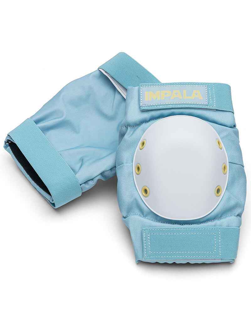 IMPALA PROTECTIVE PAD SET SKY BLUE / YELLOW SkateHelmets & Pads