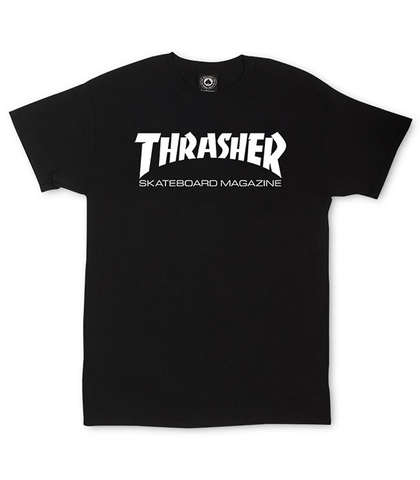 THRASHER SKATE MAG TEE - BLACK