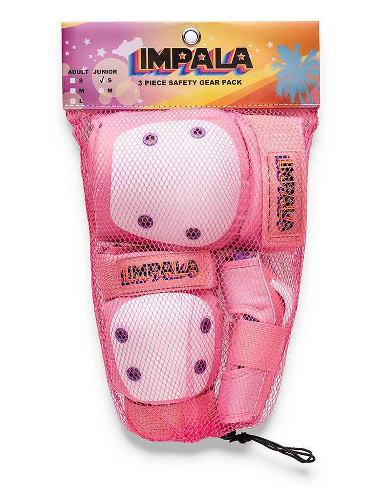 IMPALA YOUTH PROTECTIVE PADS SET PINK SkateHelmets & Pads