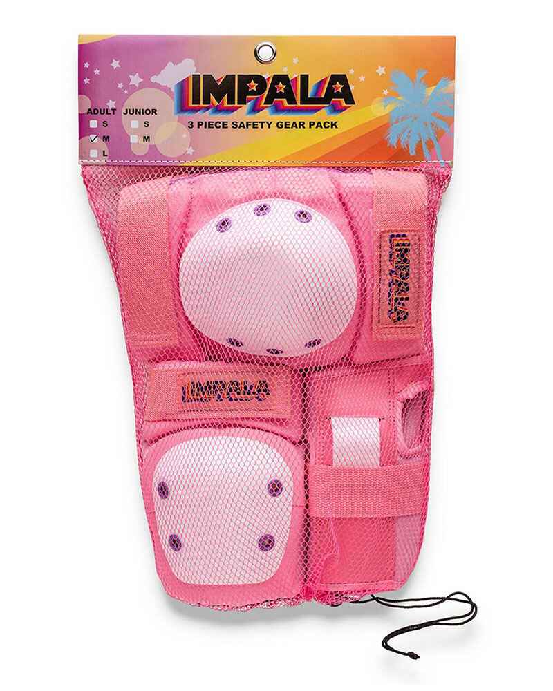 IMPALA PROTECTIVE PADS SET PINK SkateHelmets & Pads Sequence