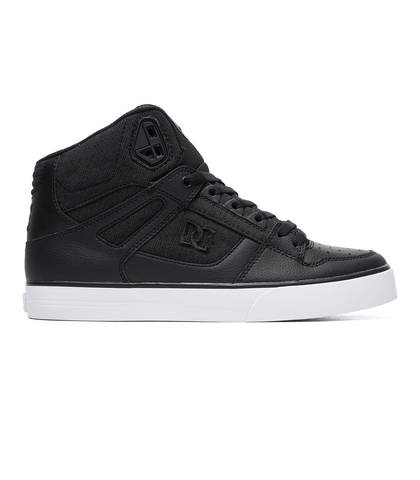 DC PURE HIGH TOP WC TX SE SHOE - BLACK  MARL