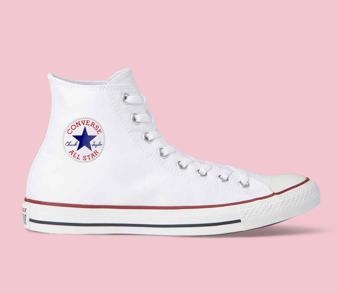 Optical white online high top converse