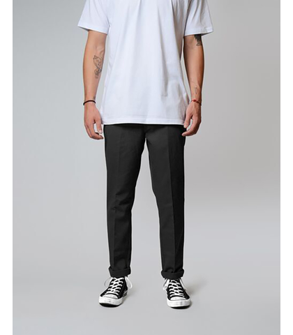 DICKIES SLIM FIT WORK  PANT - BLACK