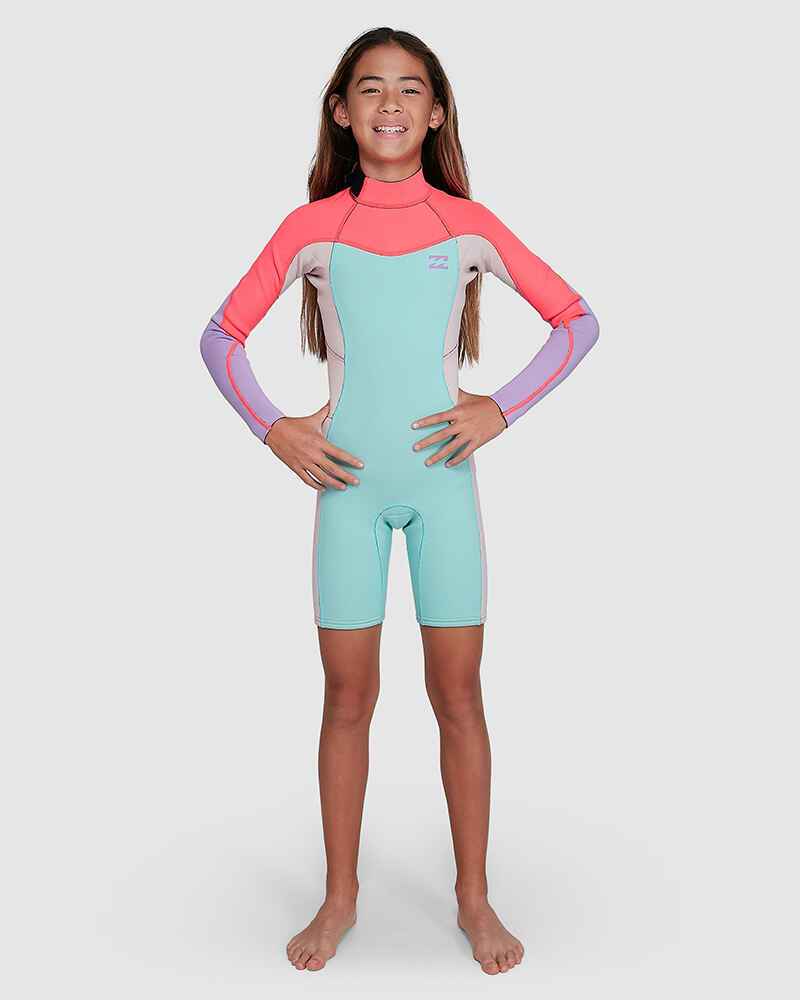 BILLABONG TEEN GIRL SYNERGY L/S SPINGSUIT - ICE - Surf-Girls Wetsuits ...