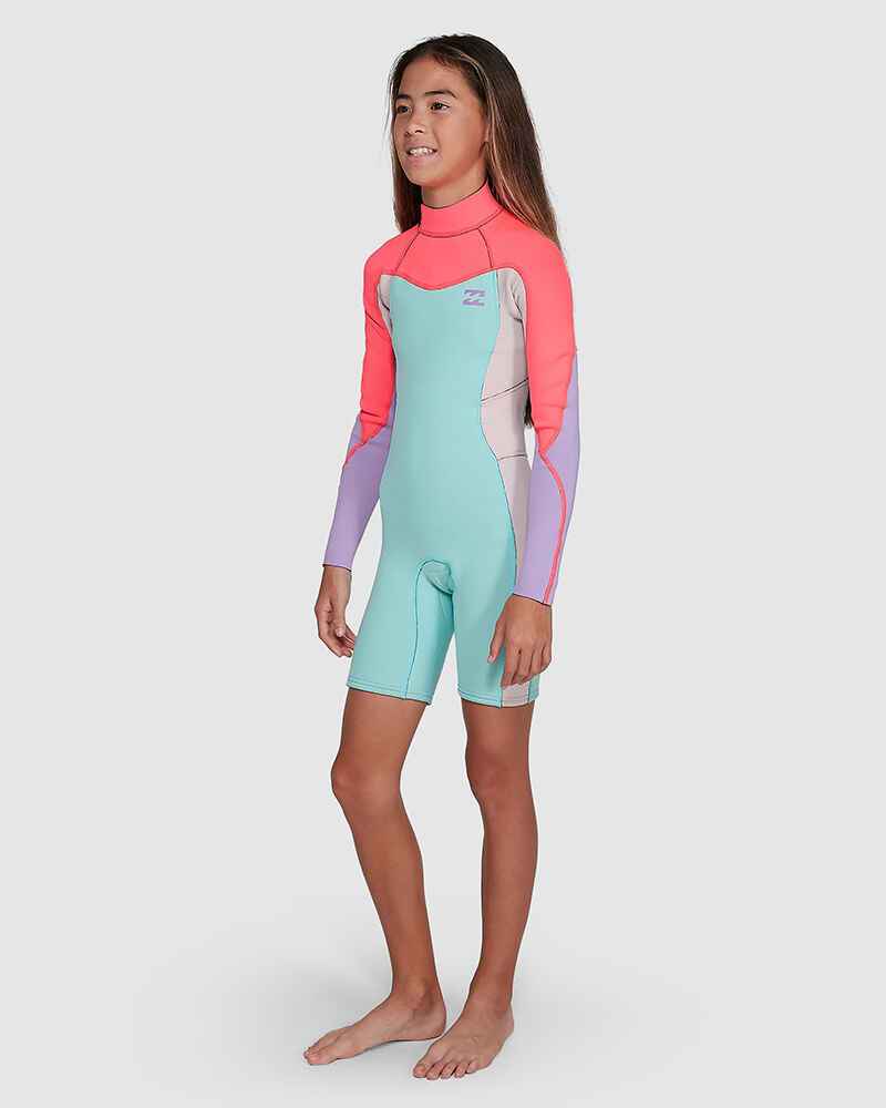 BILLABONG TEEN GIRL SYNERGY L/S SPINGSUIT - ICE - Surf-Girls Wetsuits ...
