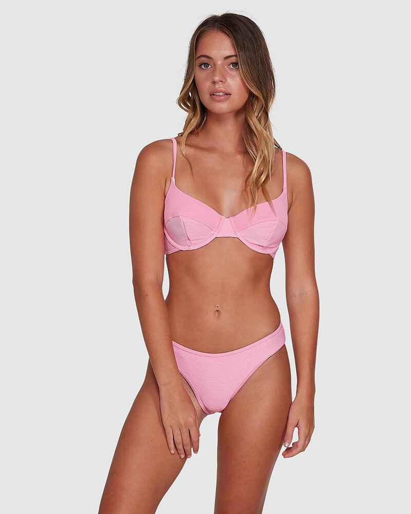 BILLABONG LADIES MARINA BOUND BONDI BIKINI PANT CANDY FLOSS Womens