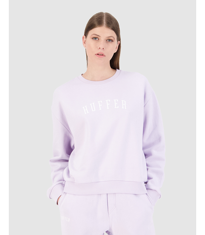 HUFFER LADIES SLOUCH CREW - STATESIDE - LILAC