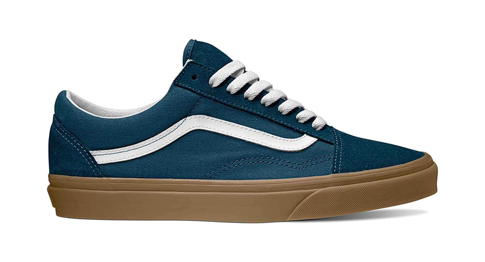 vans blue and gum