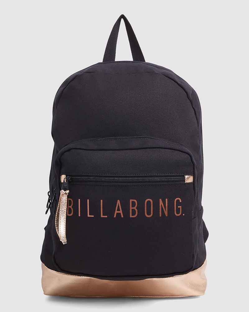 BILLABONG GIRLS SHINE ON BACKPACK BLACK WomensAccessories