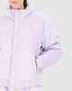HUFFER LADIES COMFORT CORD TRACK PUFFER JACKET - LILAC