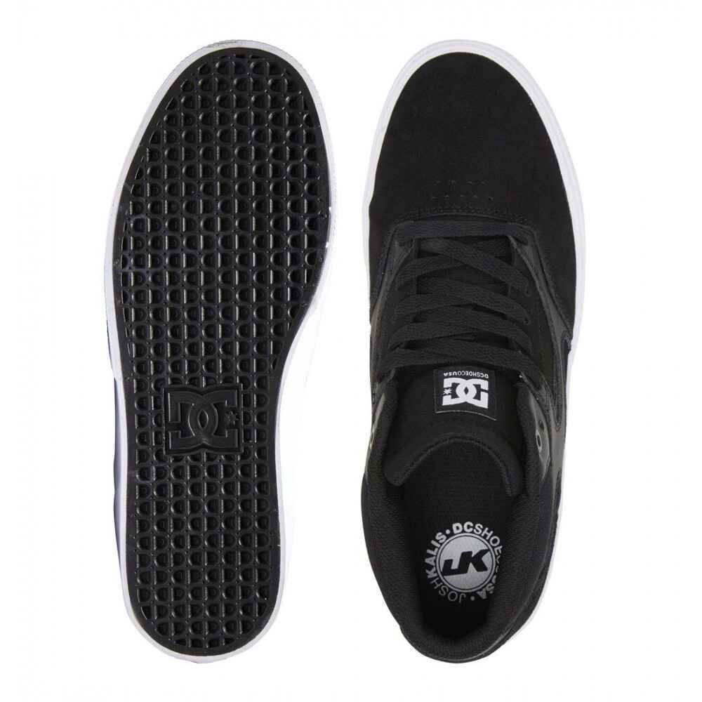 DC KALIS MID VULC MID SHOE - BLACK / WHITE - Footwear-Shoes : Sequence ...