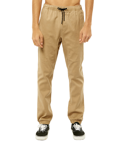 RUSTY HOOK OUT ELASTIC PANT- FENNEL 