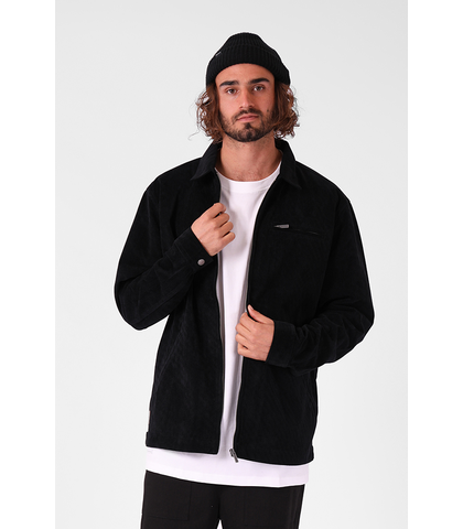 RPM MENS HARRINGTON JACKET - BLACK