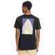 QUIKSILVER MENS GOLD TO GLASS TEE - BLACK