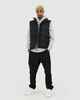 HUFFER MENS CLASSIC DOWN PUFFER VEST - BLACK