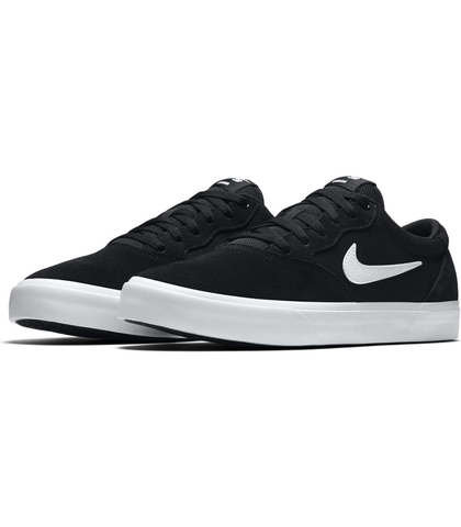 nike sb chron black and white