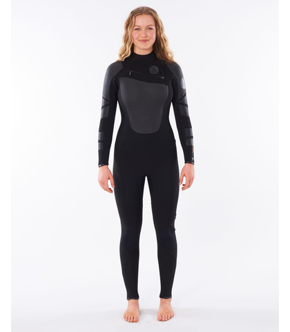RIPCURL LADIES HEAT SEEKER 4/3 CHEST ZIP STEAMER - Surf-Womens Wetsuits ...