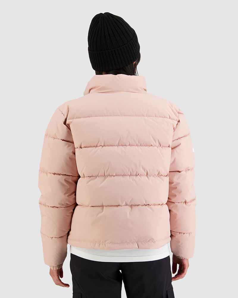 HUFFER LADIES TRACK PUFFER JACKET DUSKY PINK WomensTop Sequence