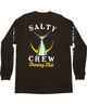 SALTY CREW MENS TAILED L/S TEE - BLACK